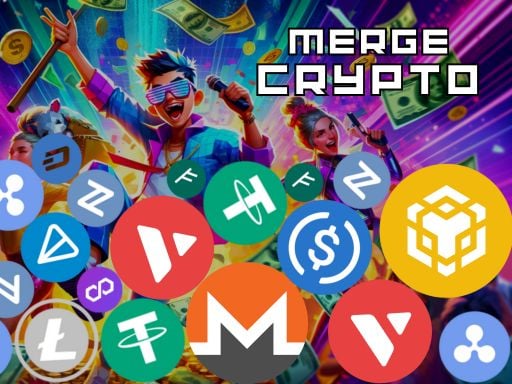 Merge Crypto 2048 Puzzle